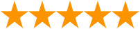 Four and a half orange stars rating.