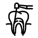 Icon of a downward arrow combined with a checkmark.